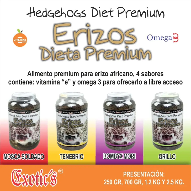 Erizos Dieta Premium