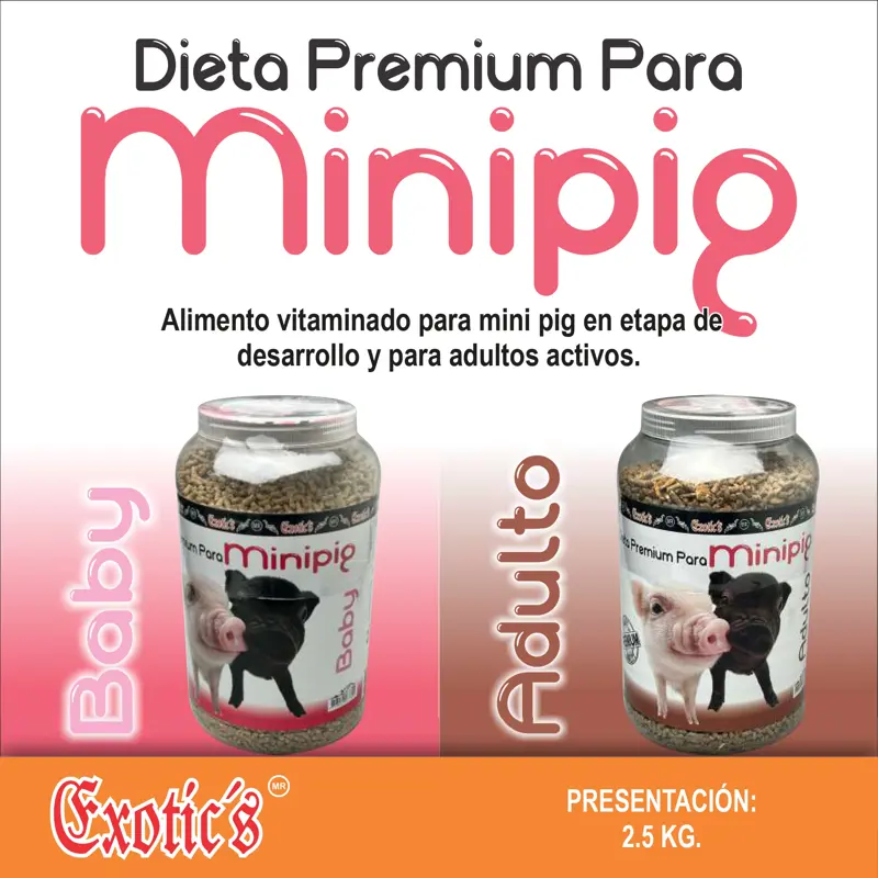 Minipig Dieta Premium