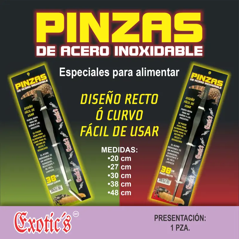 Pinzas de Acero Inoxidable